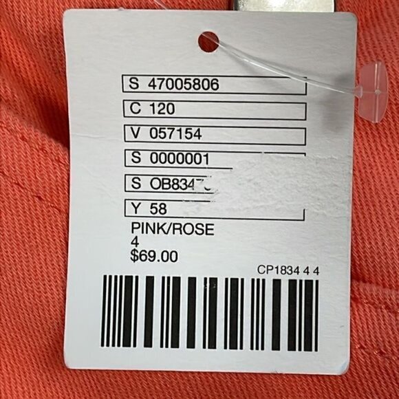 NWT Urban Outfitters Kingston Skirtall Overall Pink Rose Orange Summer Sz 4 - Picture 11 of 13